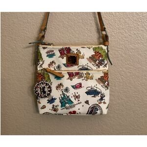 NWOT Disney Parks Dooney & Bourke Walt Disney World Sketch Letter Carrier bag